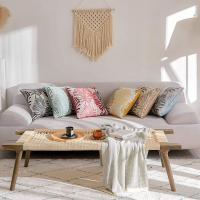 Funda De Cojín Decorativa 45x45 Cm Con Diseño De Encaje Suave Y Respirable Para Sala De Estar Y Dormitorio Estilo Americano - details 0