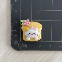 10Pcs Cabos De Resina De Gato Con Diseño De Pastel Lindo Y Nuevos Para Manualidades De Scrapbooking Y Joyería DIY Accesorios De Decoración - details 2