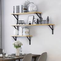 Gancho De Pared Triangular De Hierro Metálico Rustico 90 Grados Para Decoración Y Organización Tamaño 6.1x3.7 Pulgadas Soporte Para Estante Flotante - details 2