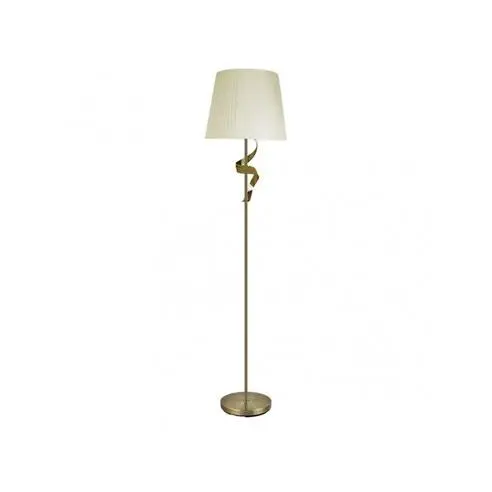 FABRILAMP Lámpara de Pie Baeza Cuero Pantalla Beige 162x38x38 Cm - Elegante Diseño - 1