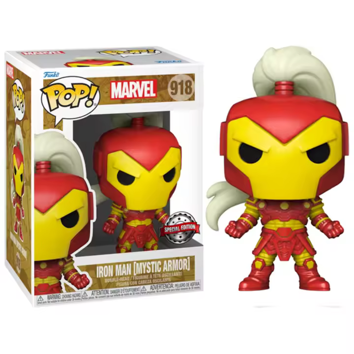 Figura Pop Marvel Iron Man Mystic Armor Exclusive-Figura de Vinilo Coleccionable - Idea de Regalo- Mercancia Oficial - Juguetes para Niños y Adultos - Movies Fans - Muñeco para Coleccionistas y Exposición - 1
