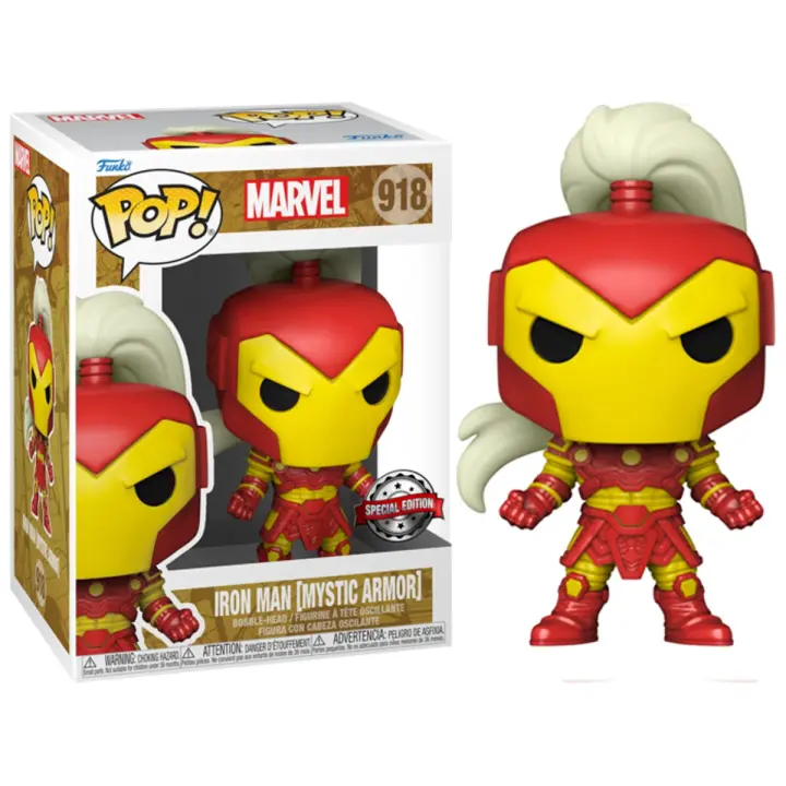 Figura Pop Marvel Iron Man Mystic Armor Exclusive-Figura de Vinilo Coleccionable - Idea de Regalo- Mercancia Oficial - Juguetes para Niños y Adultos - Movies Fans - Muñeco para Coleccionistas y Exposición - 1