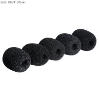 5 Pack Fundas De Microfono Con Esponja Antisalpicaduras Para Auriculares Accesorios De Micrófono Mini Negras - details 3
