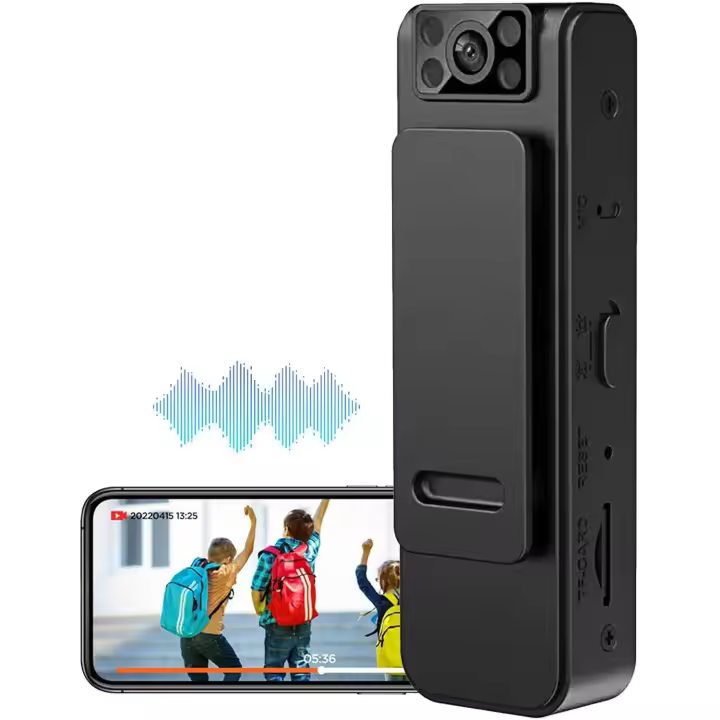 Cámara Desgastada por El Cuerpo 1080P - Modo Ultra Claro 4K - Control Wifi - 1