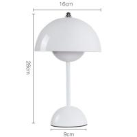 Lámpara de mesa inalámbrica regulable Lámpara de lectura inalámbrica de 3 vías, luz nocturna negra - details 4