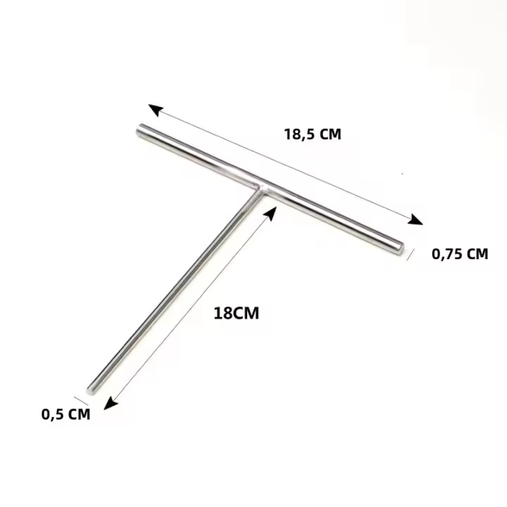 Herramienta De Espalda De Crepe Francesa Espátula Para Batido De Tortilla Acero Inoxidable Eco-amigable Para Cocina Y Panadería - 1
