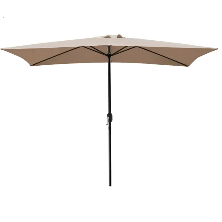 Urban Living - Sombrilla parasol beige 180 gr - 2 x 3 m - 1