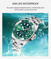 Reloj De Pulsera De Lujo LIGE Para Hombres Resistente Al Agua 30m Luminoso Con Fecha Cuarzo Estilo Casual Y Negocio Reloj Para Hombre - details 12
