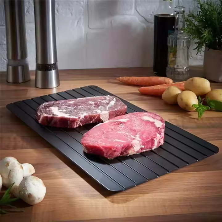 Placa De Descongelación Rápida Para Alimentos Y Frutas 1 Pieza Herramienta De Cocina Para Descongelar Carne Y Frutas - 1