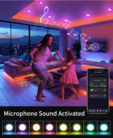 Lámpara De Techo LED Inteligente Tuya Compatible Con App Bluetooth Dimmable RGB 220V Control Remoto RF Grupal 1-6 Pack 75-105mm Para Foyer - details 6