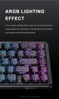 Teclado De Juego Onikuma G67 Switch Magnético 8KHz 0.02mm Sin Ruido Luces De Encendido 67 Teclas Compacto Y Contraídas - details 11