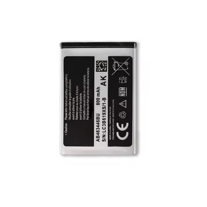Bateria compatible con Samsung GT-E2520, M2510, GT-E1150, GT-M2710, GT-M2310, GT-S3030⋆ AB463446BU ⋆ 800 mAh ⋆ Diseño ergonómico ⋆ Tecnología moderna ⋆ Conectividad estable ⋆ Compatible con la mayoría de marcas ⋆ Uso práctico y seguro - 1