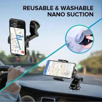 Soporte De Teléfono Móvil Para Tablero De Coche Nueva Base De Absorción De Ventilador De Aire 1 Pieza Accesorio De Automóvil - details 2