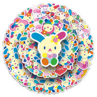 Pegatinas Sanrio Usahana Kawaii 10/30/50pcs Dibujos Animados Cartoon Decales Para Teléfono Móvil Botella De Agua Cuaderno Graffiti Adhesivo PVC - details 0