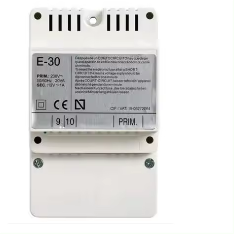 Alimentador E-30 TEGUI 90630 para instalaciones portero convencional - 1