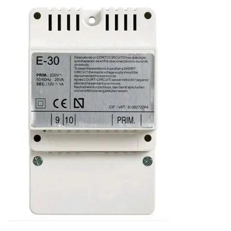 Alimentador E-30 TEGUI 90630 para instalaciones portero convencional - 1