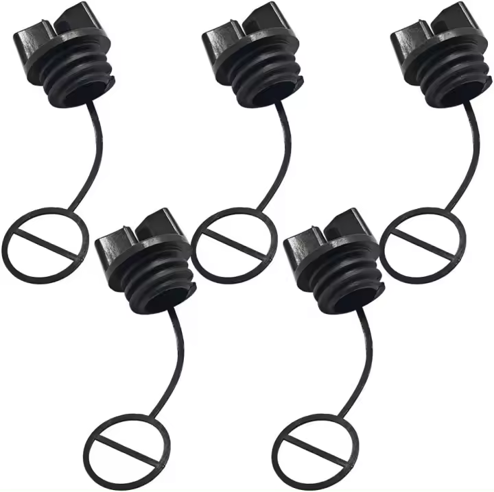 Lote de 5 tapones de llenado de Tanque compatibles con motosierra 335, 338 y 435, accesorios de Jardín. - 1