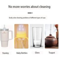 Limpieza De Botellas Y Tubos Con Cepillo De Acero Inoxidable Set De 10 Pinceles Suaves Para Vajilla Y Vidrio Herramienta De Cocina Ecológica Y Duradera - details 2