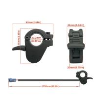 Acelerador de Pulgar Marca Wuxing para Bicicleta eléctrica y Patinete, Modelo 108X, 130X, 300X 12V-72V - details 12