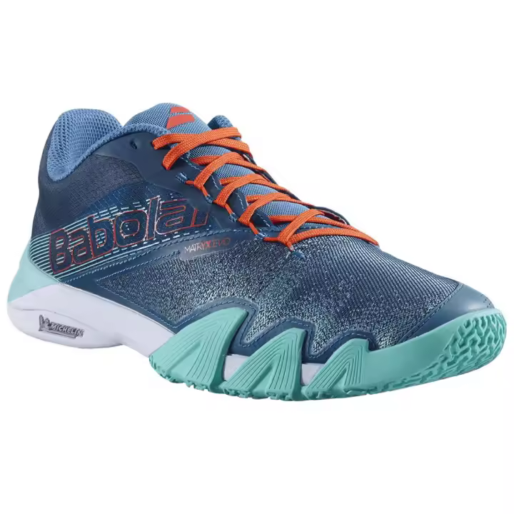 Zapatillas de Padel Babolat Jet Premura Serie 2 Verde Mandarín Juan Lebrón - Talla 40 - 1