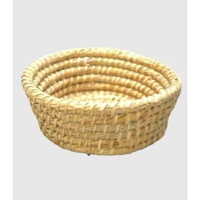 Cesta mimbre redonda pequeña     -EkilikuaHome - 1