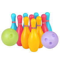 Juego De Bowling Interior 10 Piezas Con 2 Bolas De 6 Cm Juego Interactivo De Pista De Bolas Divertido Para Fiestas Deportes - details 1
