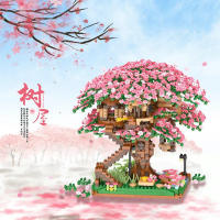 Bloques De Construcción Creativos Sakura House 2000 Piezas Vistas De La Ciudad Modelo De Arquitectura Juguete De Bloques Micro Para Niñas Y Niños Adultos Regalo - details 3
