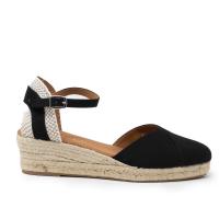 TINA KIZ 54S-3/25NEGR Alpargatas de mujer 34922 25V VALENCIANA CORREITA SUEDE NEGRO - details 3