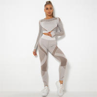 SSIT
Conjunto de Yoga sin costura Para Mujer, ropa Deportiva de 2 piezas, Short Top, sujetador, Leggings, traje de entrenamiento Para Gimnasio - details 61