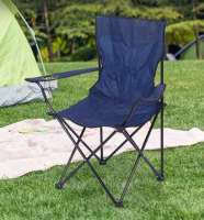 Silla Plegable de Camping de Acero, 50x50x80cm, Silla de Acampada Plegable, Ideal para Camping o Pesca, Estructura de Acero Resistente y Asiento de Lona Impermeable - details 0