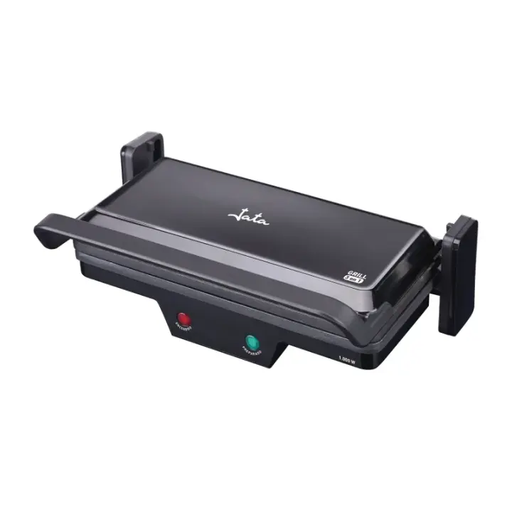PARRILLA ELÉCTRICA JATA GR266 / 1000W DE POTENCIA / TAPA BASCULANTE 180º / RECUBRIMIENTO ANTIADHERENTE - 1