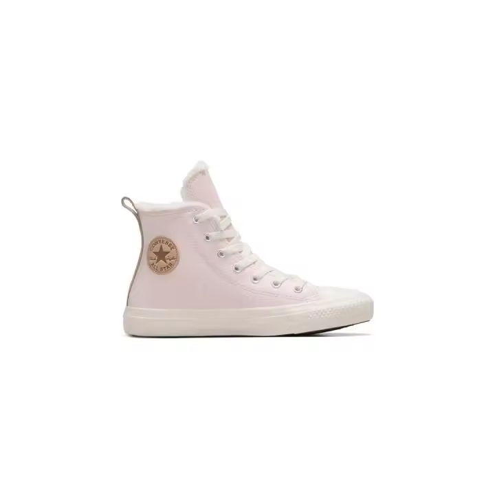 Zapatilla Niña Converse All Star Leather & Sherpa Rosa - 1