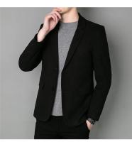Chaqueta De Lana Elegante Para Hombre Estilo Coreano Británico Versión Sencilla De Color Sólido Para Bodas Y Trabajo Chaqueta De Negocios Con Mangas Largas - details 16