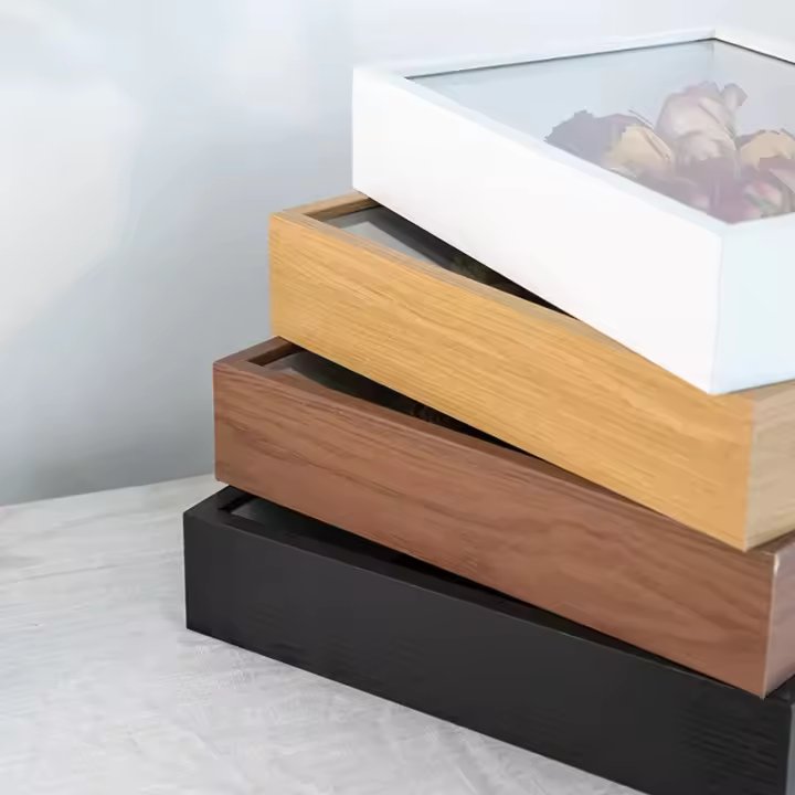 Marco De Fotos De Madera DIY Nórdico 3 Cm De Profundidad Para Exhibir Obras Tridimensionales Decoración Para Fotos - 1