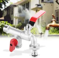 Grifo para Lavadora, Grifo para Exterior, Grifo de Agua de 90 Grados, válvula Doble, Grifo de baño de 1/2 "para Lavadora para Jardín al Aire Libre - details 3