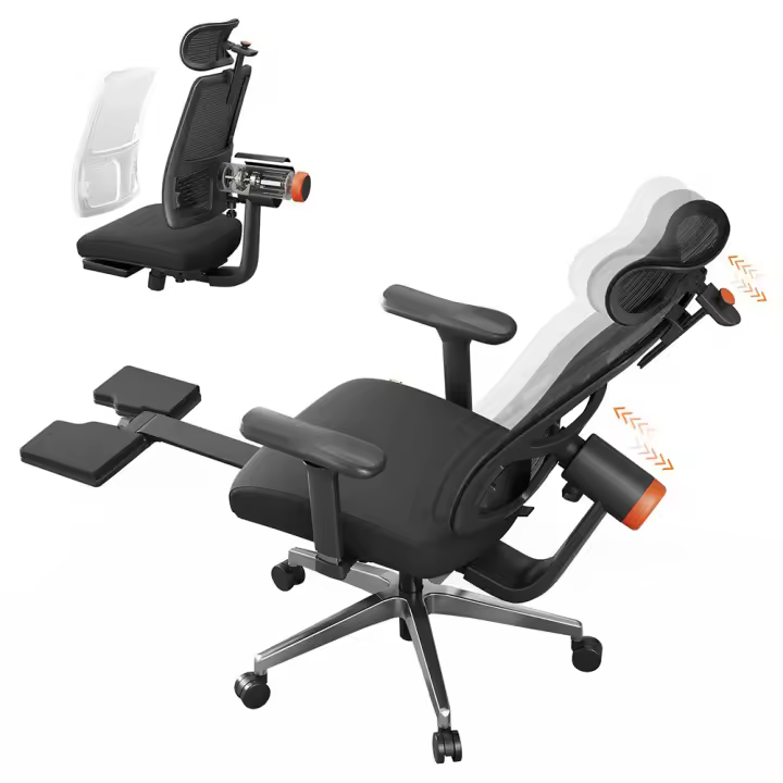 Silla Ergonómica NEWTRAL MagicH-BPro con Reposapiés, Respaldo Automático, Soporte Lumbar Adaptativo, Reposabrazos 4D, Certificada por SGS, Adecuada para el Hogar y la Oficina - 1