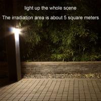 Lámpara De Pared Solar Con Sensor De Movimiento Y Sensor Humano Impermeable Para Jardín Patio Escaleras Luz De Porche - details 4