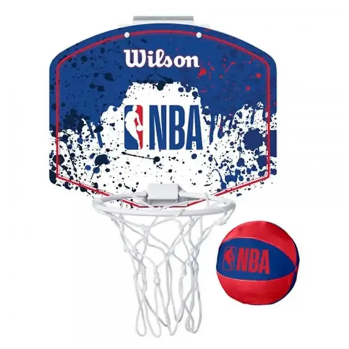 Wilson Set De Baloncesto Mini Hoop Nba Con Balón Y Mini Canasta - 1