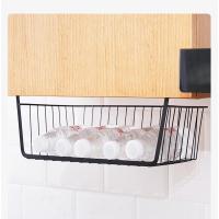 Cesta De Almacenamiento Para Cocina Y Baño Sin Perforar Cesta Colgante De Hierro Para Organizar Espacios Domésticos - details 6