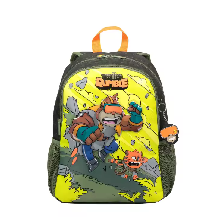 Totto Mochila escolar Brawlmaster M -Dimensiones:28.5 x 40.5 x 11 cm-Material: Poliester - 1