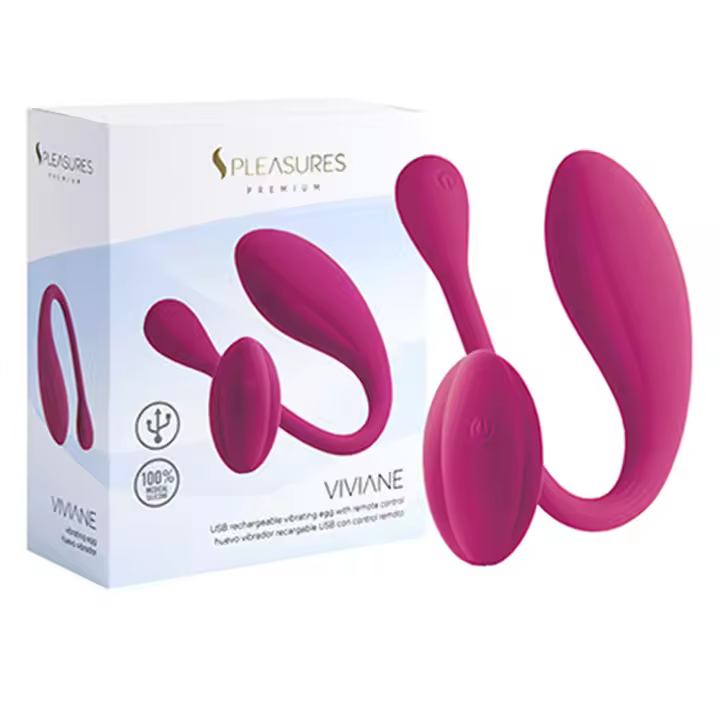 SPLEASURES VIVIANE HUEVO VIBRADOR CONTROL MANDO A DISTANCIA COLOR CEREZA JUGUETES SEXUALES CONTROL REMOTO - 1