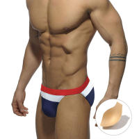 Bikini De Baño Para Hombre Sexy Briefs Estrecho Y Elástico Traje De Natación Deportivo De Playa Marca Surf Verano Push-up Swimwear - details 15