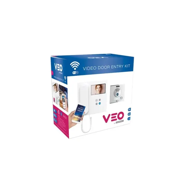 Fermax Kit Videoportero VEO WIFI DUOX PLUS 1L 94411 - Conector DUOX PLUS - Alta Calidad de Imagen - 1