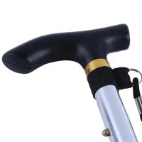 Bastón Telescópico De Aleación De Aluminio Para Caminar Y Acampar Batea De Hierro Plegable Para Ancianos Bastón De Apoyo - details 5