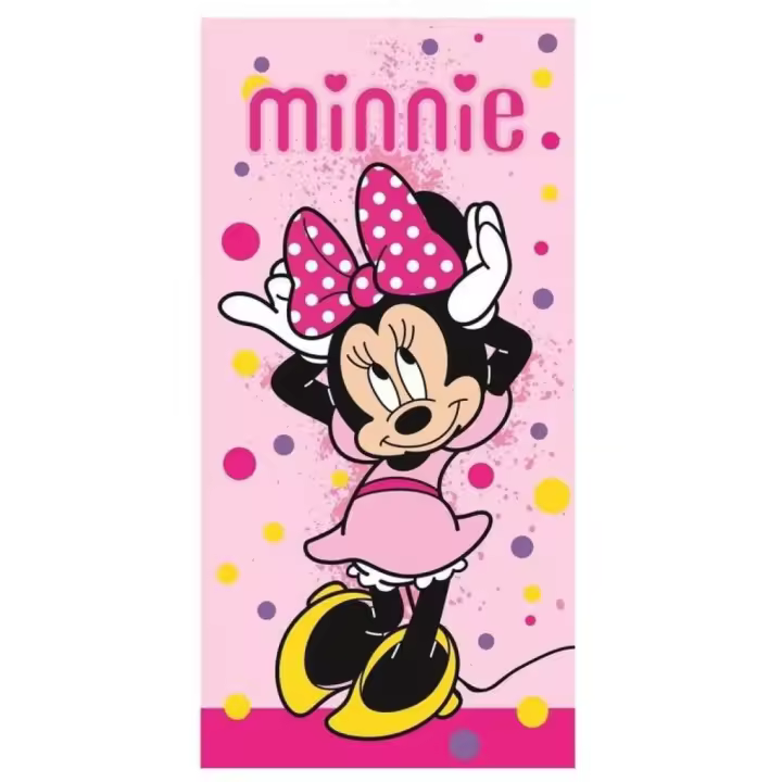 Toalla Minnie De Playa y Ducha, Licencia 100% Oficial, 70x140 cm, New Import - Kiglam - 1