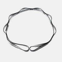 Cuerda De Aro De Margarita 1pc Para Escalada Y Yoga Ajustable Y Antigravedad Para Colgar Y Estirar Cinturón De Extensión De Ropa De Nieve - details 5