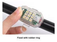 BLALION Lámpara De Señal De Giro LED RGB Para Motocicleta Con Carga USB Y 7 Colores Luz De Avión Sin Cable Indicator De Señal De Posición - details 9