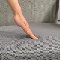 HOMCOM Silla de Oficina de Malla Silla de Escritorio Giratoria con Altura Ajustable Función de Basculante Respaldo y Asiento Transpirable Carga 120 kg para Estudio Gris Claro - details 3