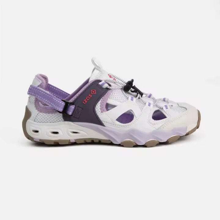 Izas - Sandalias de Verano Unisex Trekking y Senderismo - Talón Ajustable con Regulador - Suela Evacuadora de Agua - Alfalfa/Lime - Tallas 36-46 - 1
