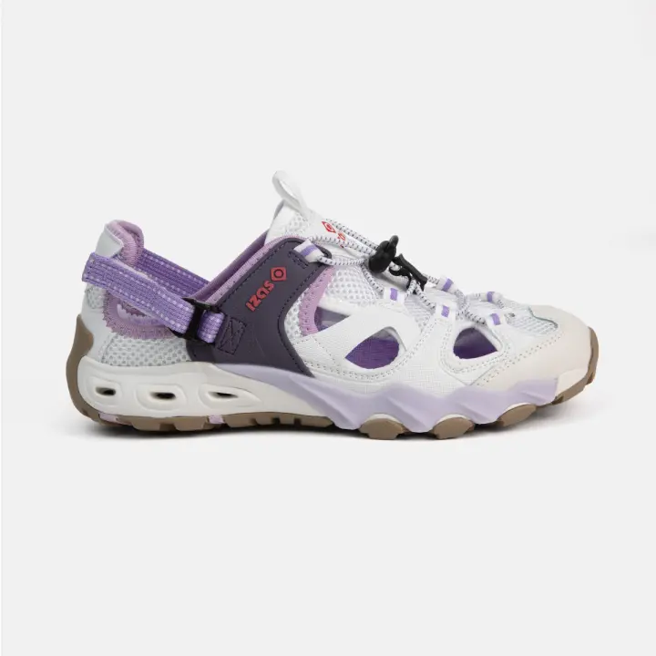 Izas - Sandalias de Verano Unisex Trekking y Senderismo - Talón Ajustable con Regulador - Suela Evacuadora de Agua - Alfalfa/Lime - Tallas 36-46 - 1